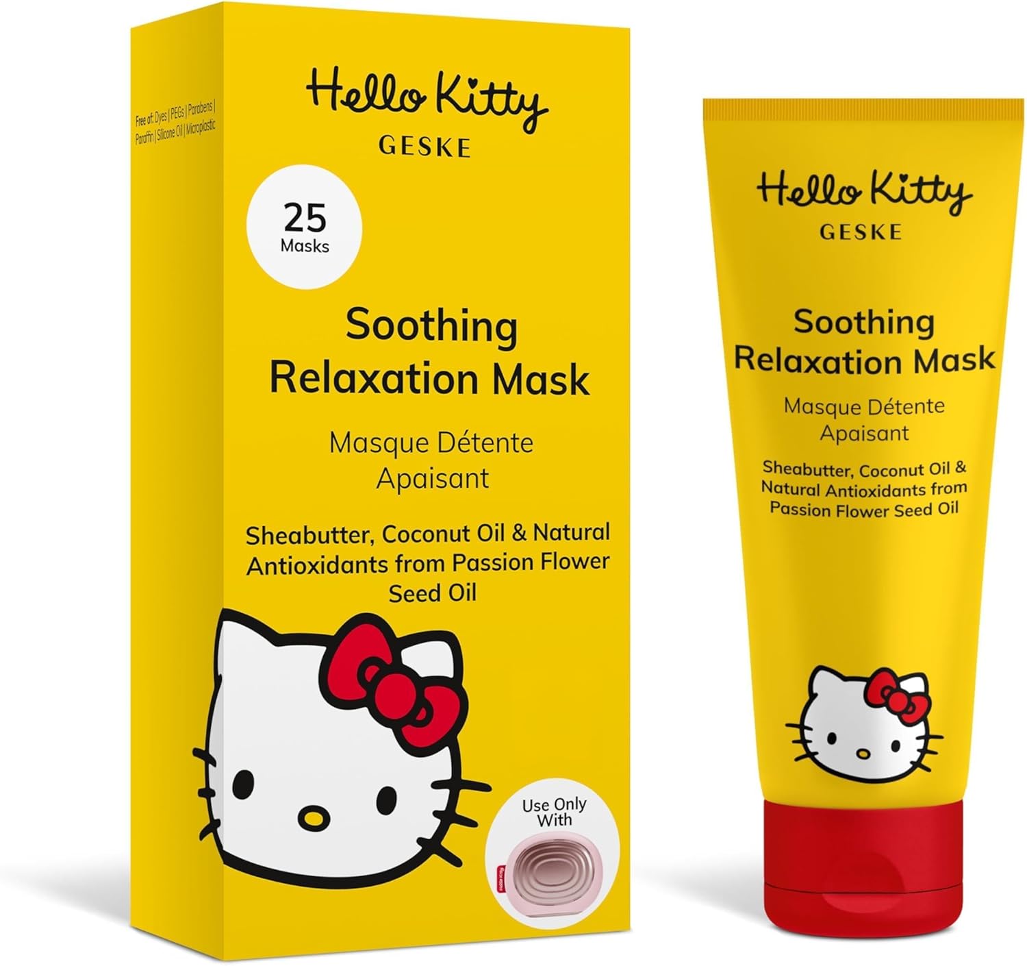 Detalle de GESKE x Hello Kitty Maschera Ringìovente: idratante e_ringiovanente con effetto caldo e freddo