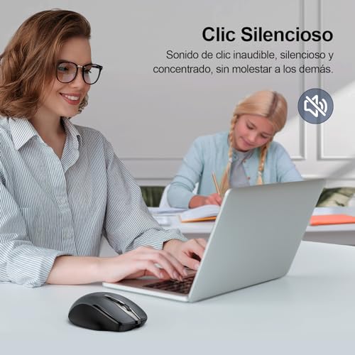 Detalle de TECKNET Ratón Inalámbrico 4800 dpi