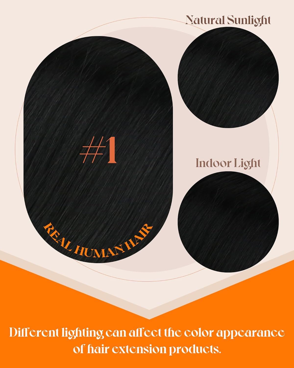 Detalle de Sunny Hair I Tips Extensions – Real Human Hair, Jet Black, 24in, 100g