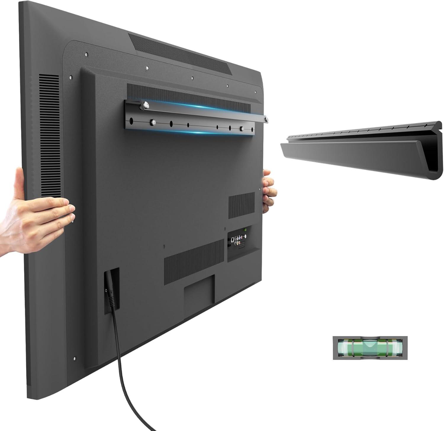 Detalle de No Drill Drywall TV Mount 22–55 Inch TVs