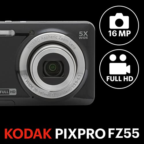 Thumbnail 2 de Kodak PIXPRO FZ55 16MP Compact Digital Camera
