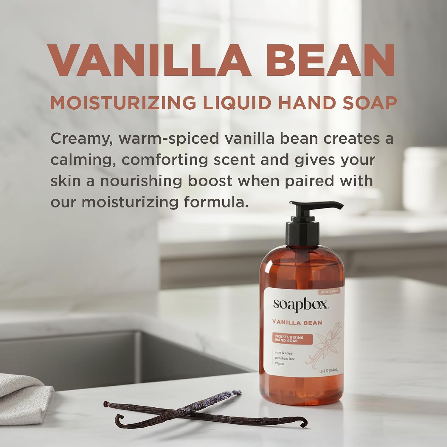 Thumbnail 2 de Soapbox Vanilla Bean Liquid Hand Soap Refill: Moisturizing 64 oz
