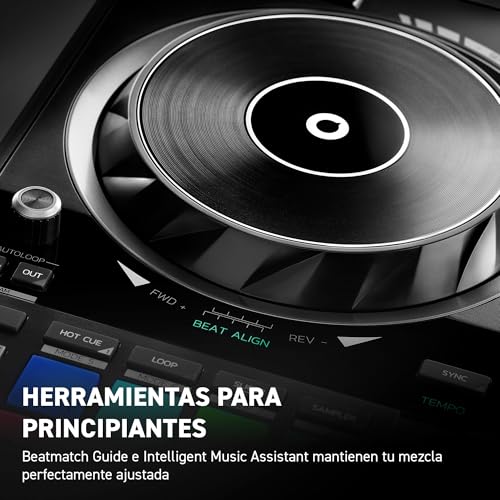 Detalle de Hercules DJControl Inpulse 500: Controladora USB de 2 decks para Serato DJ Lite y DJUCED
