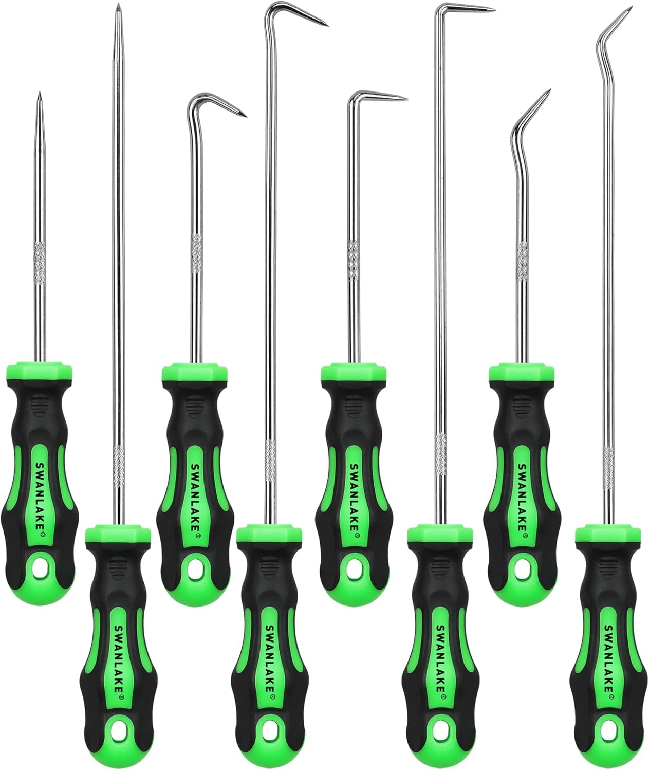 Thumbnail 3 de SWANLAKE 10-Piece Hook and Pick Set (CR-V steel, with storage pouch)