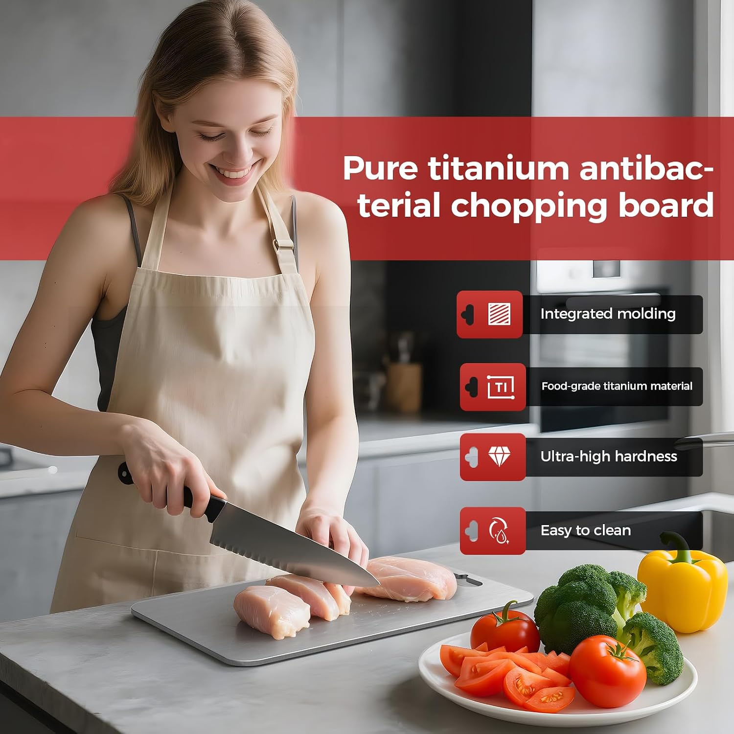 Thumbnail 1 de Titanium Cutting Board Set, 100% Pure Titanium