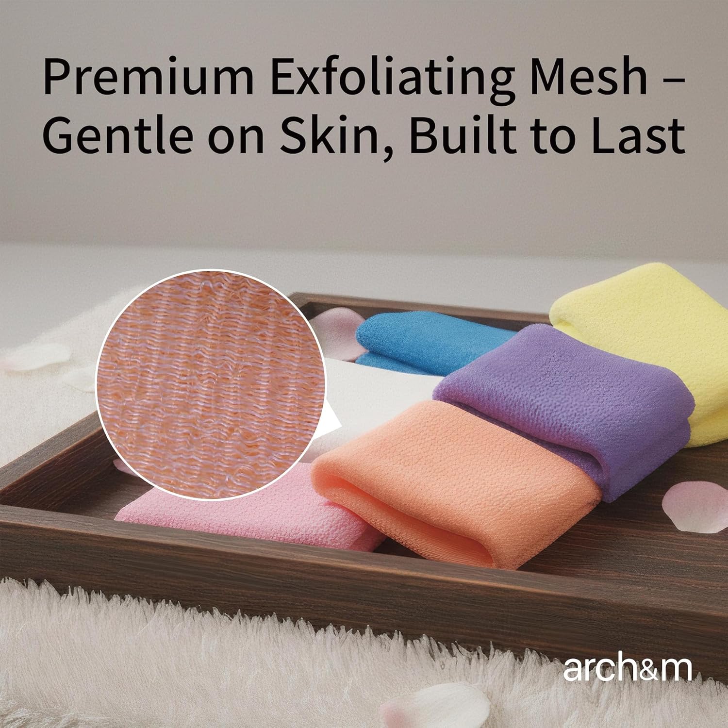Thumbnail 5 de ARCH&M Exfoliating Washcloth 3-Pack