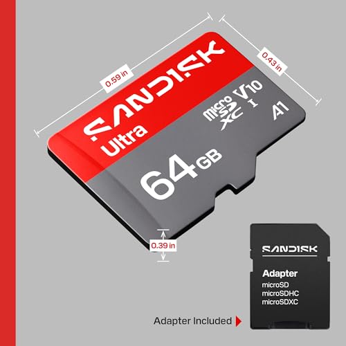 Thumbnail 7 de SanDisk 64GB Ultra microSD UHS-I Card (SDSQUJQ-064G-GZ6MA) — Up to 145MB/s Read, A1, C10, U1