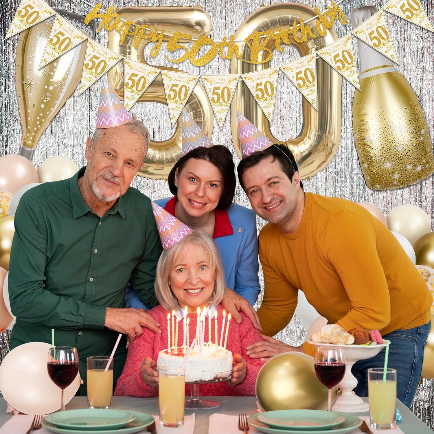 Thumbnail 5 de Lyuet 50th Birthday Decorations