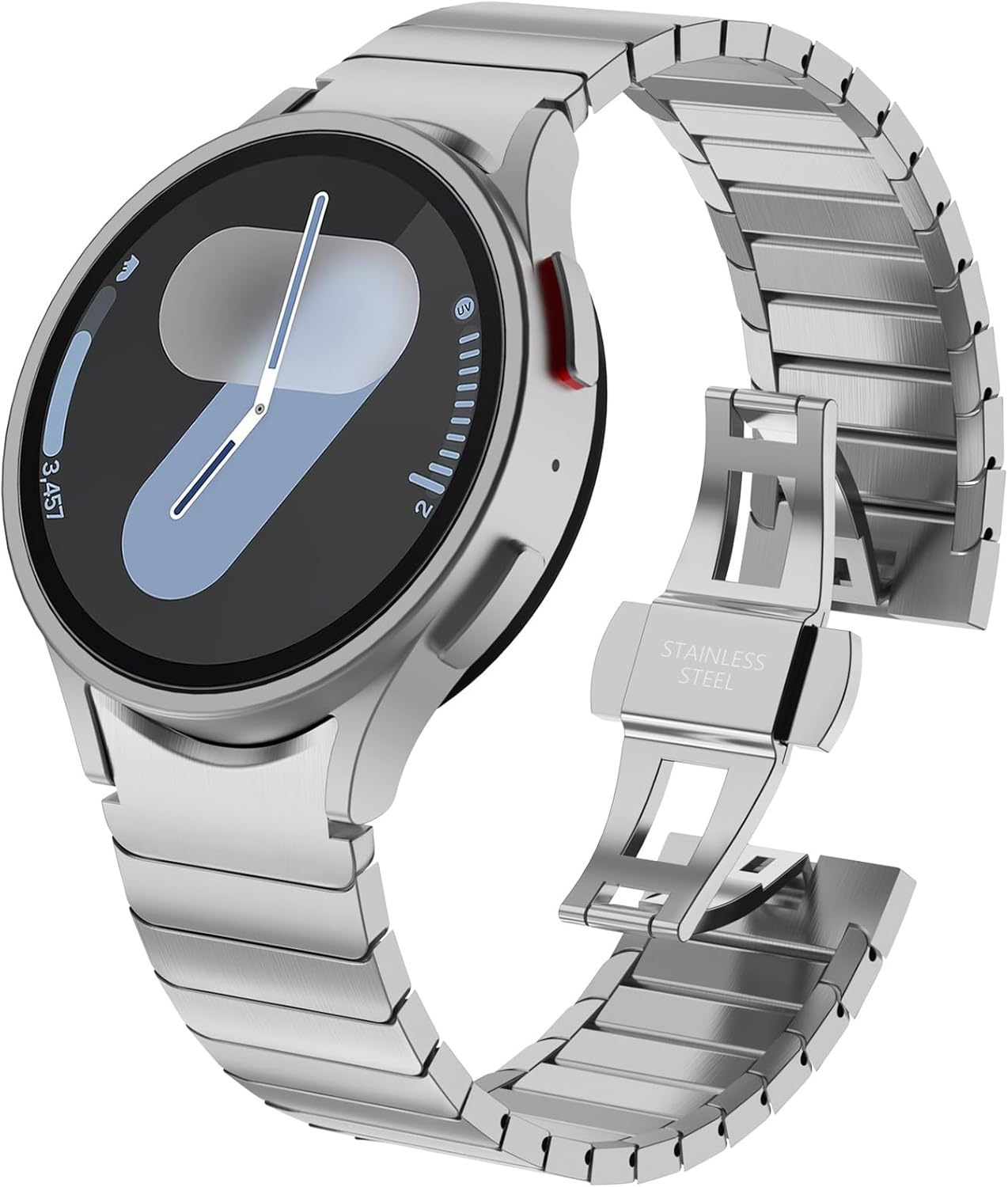 Detalle de KADES stainless steel replacement watch band for Samsung Galaxy Watch (40mm/44mm & select Classic sizes)