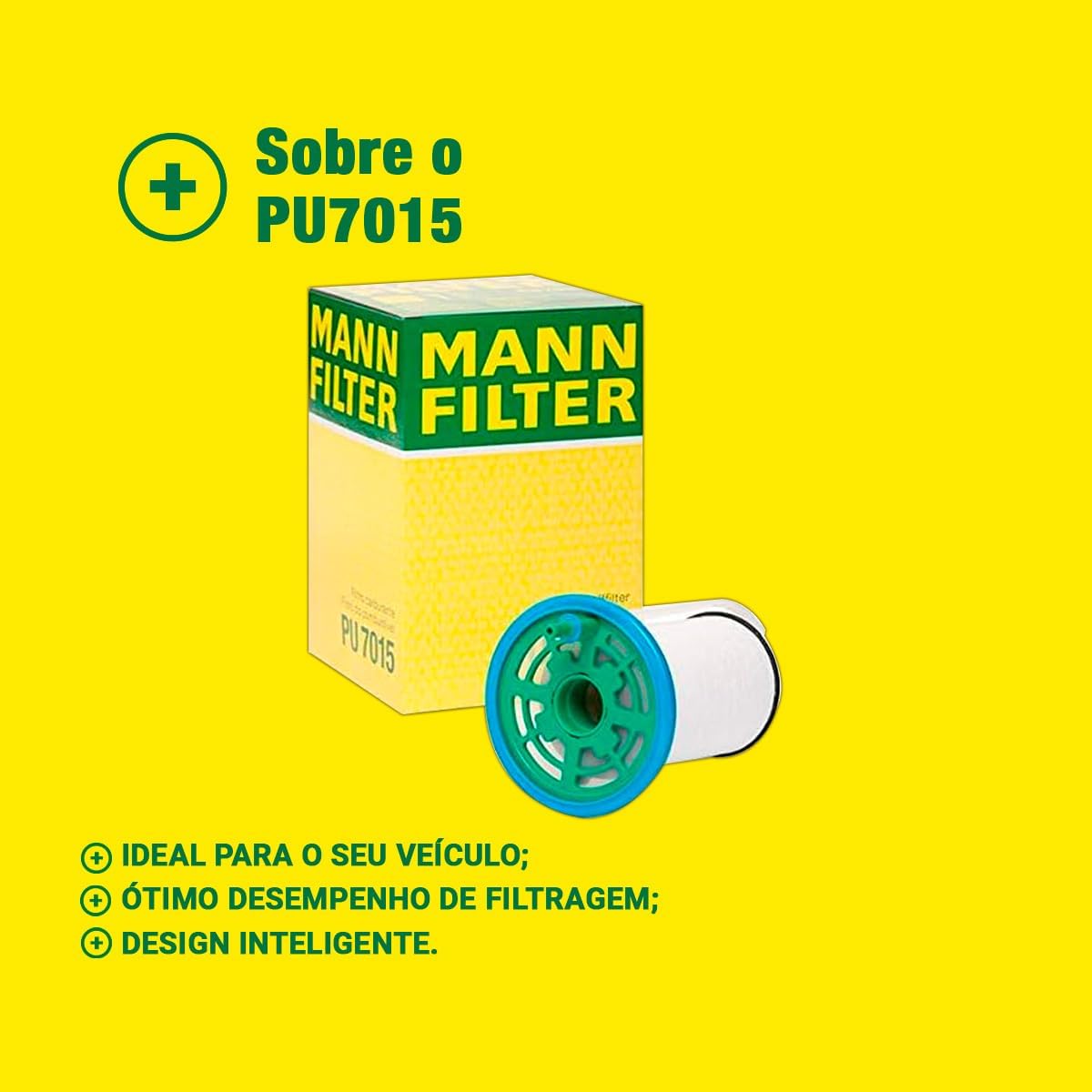 Thumbnail 2 de MANN-FILTER PU 7015 – Filtre à carburant pour véhicules de tourisme et utilitaires