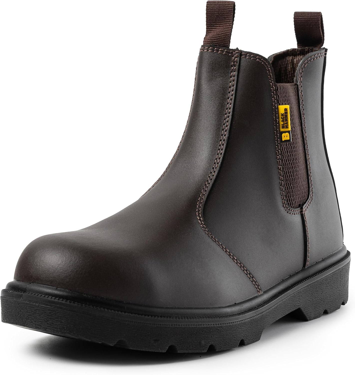 Thumbnail 6 de Black Hammer Men’s Chelsea Safety Work Boots (Smooth Leather) Steel Toe Cap, S3 SRC
