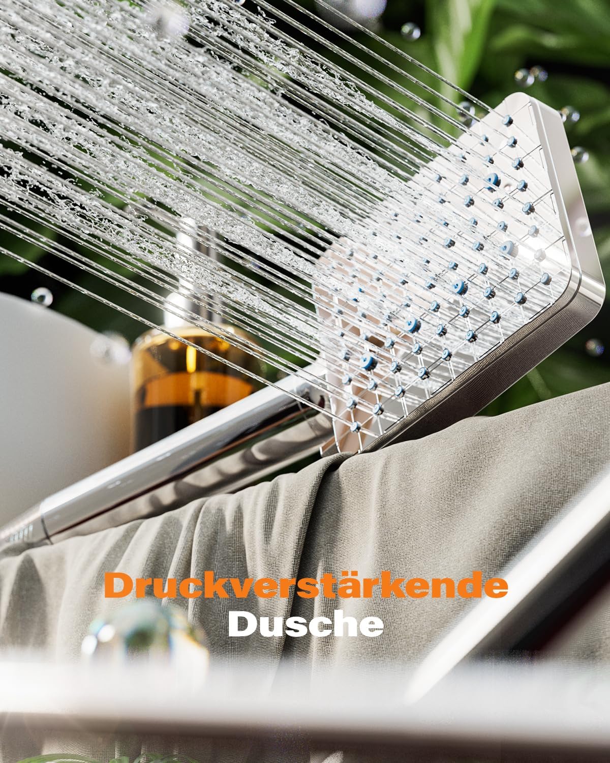 Detalle de Cobbe Duschkopf mit Filter für hartes Wasser – Hochdruck-Handbrause mit 20-Stufen Filter und 6 Strahlarten