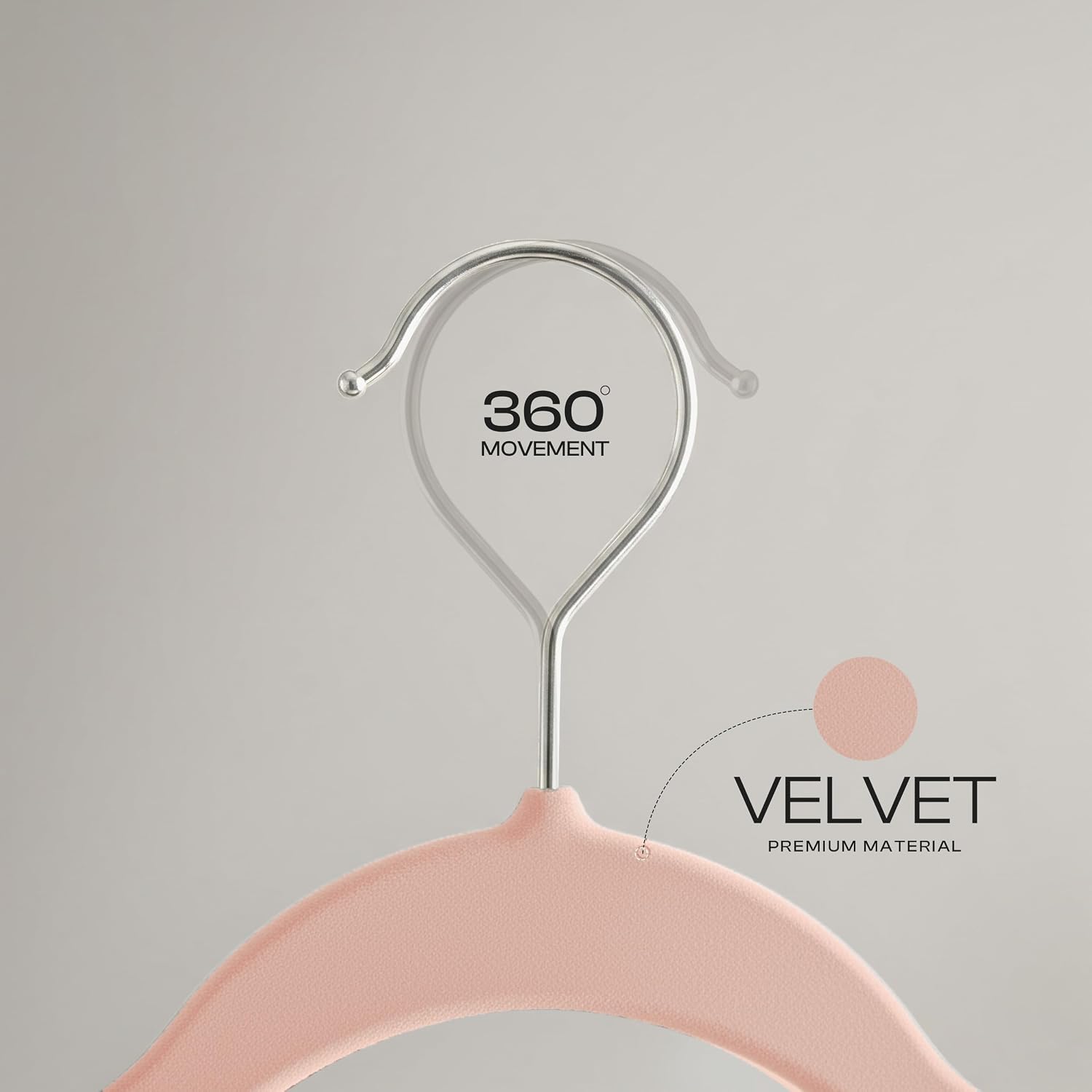 Detalle de Appendini in velluto rosa Utopia Home 50