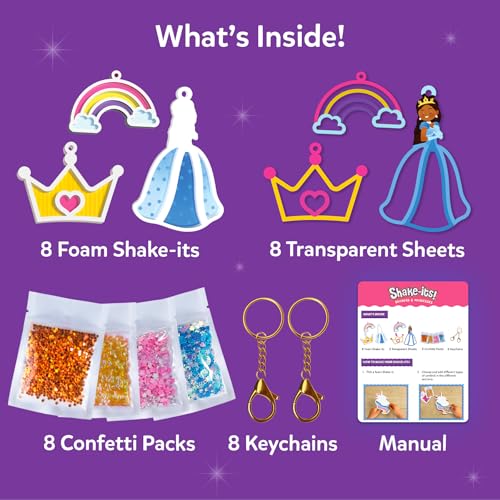 Thumbnail 6 de Skillmatics Shake-its – Unicorns & Princesses, Glitter Art, Paper Craft Kit