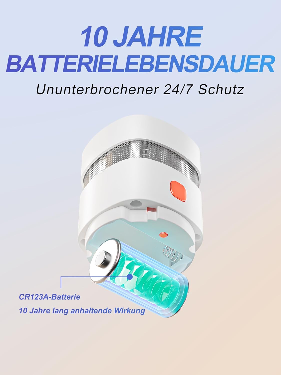 Thumbnail 4 de HEIMAN Mini Rauchmelder 3er Set – Red Dot Design Award, 10 Jahre Batterielaufzeit
