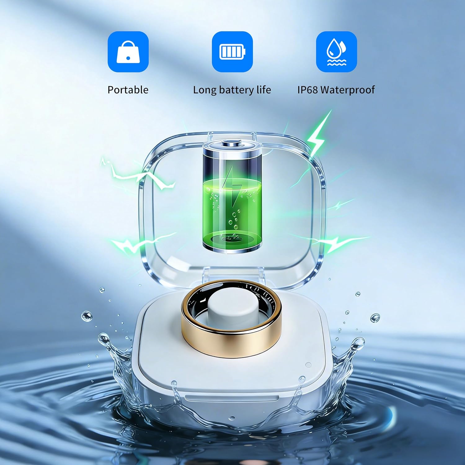 Detalle 1 de BIEMHA Smart Ring Size 8