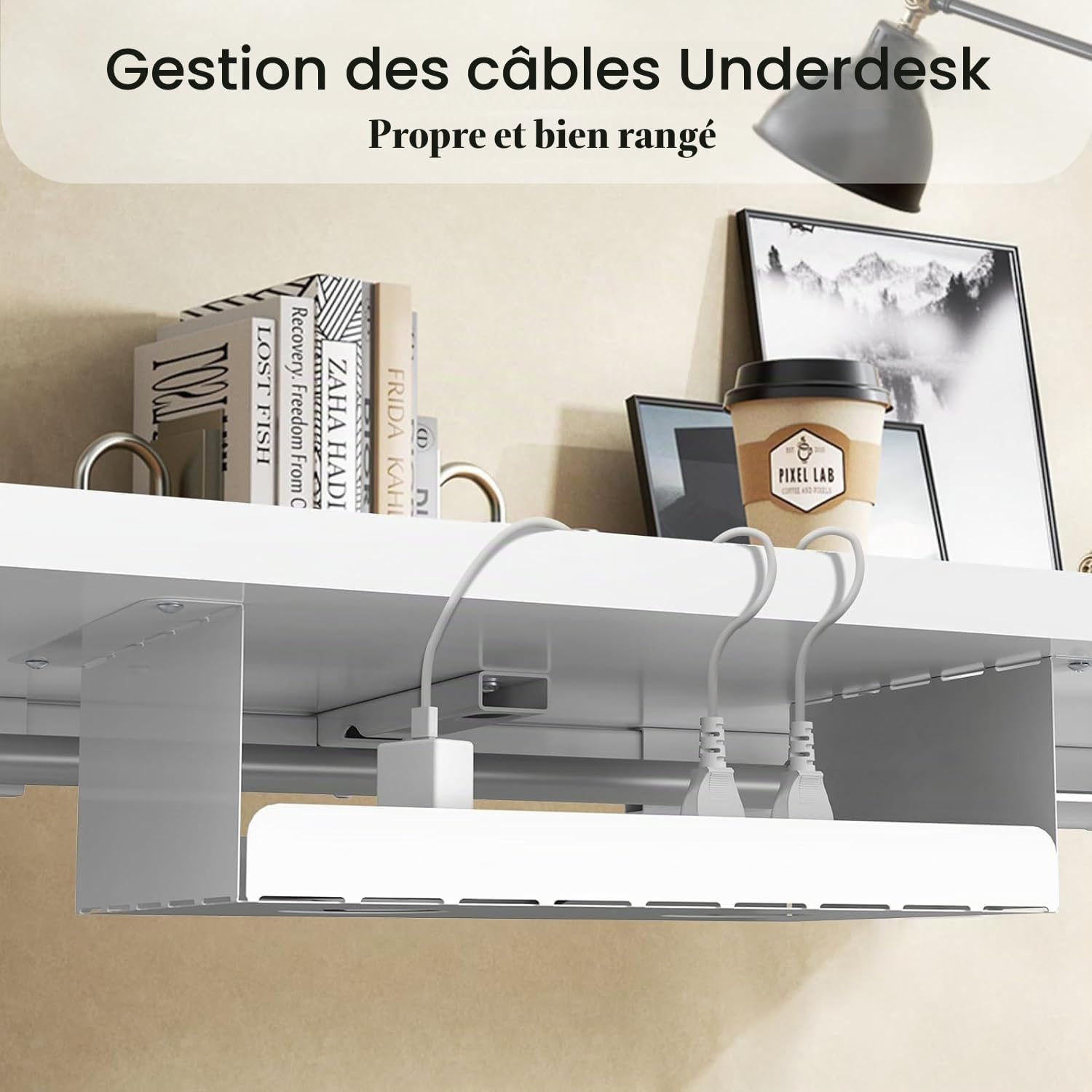 Detalle 1 de TRIUMPHKEY 0287 elektrisch in hoogte verstelbaar bureau, 140 x 70 cm