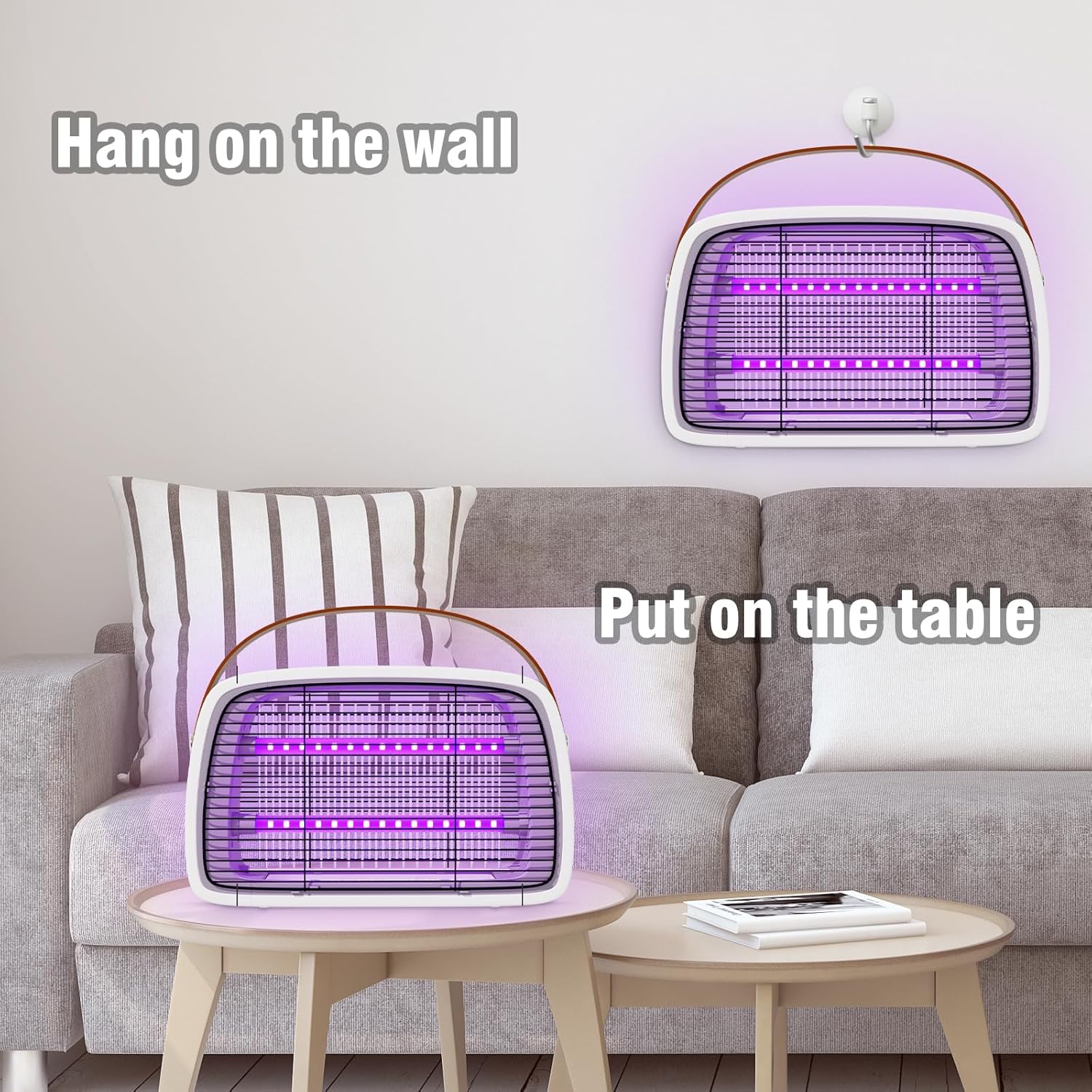 Thumbnail 2 de Seenlast Fly Catcher Indoor: 3800V High-Voltage Bug Zapper for Quiet, Night-Ready Insect Control