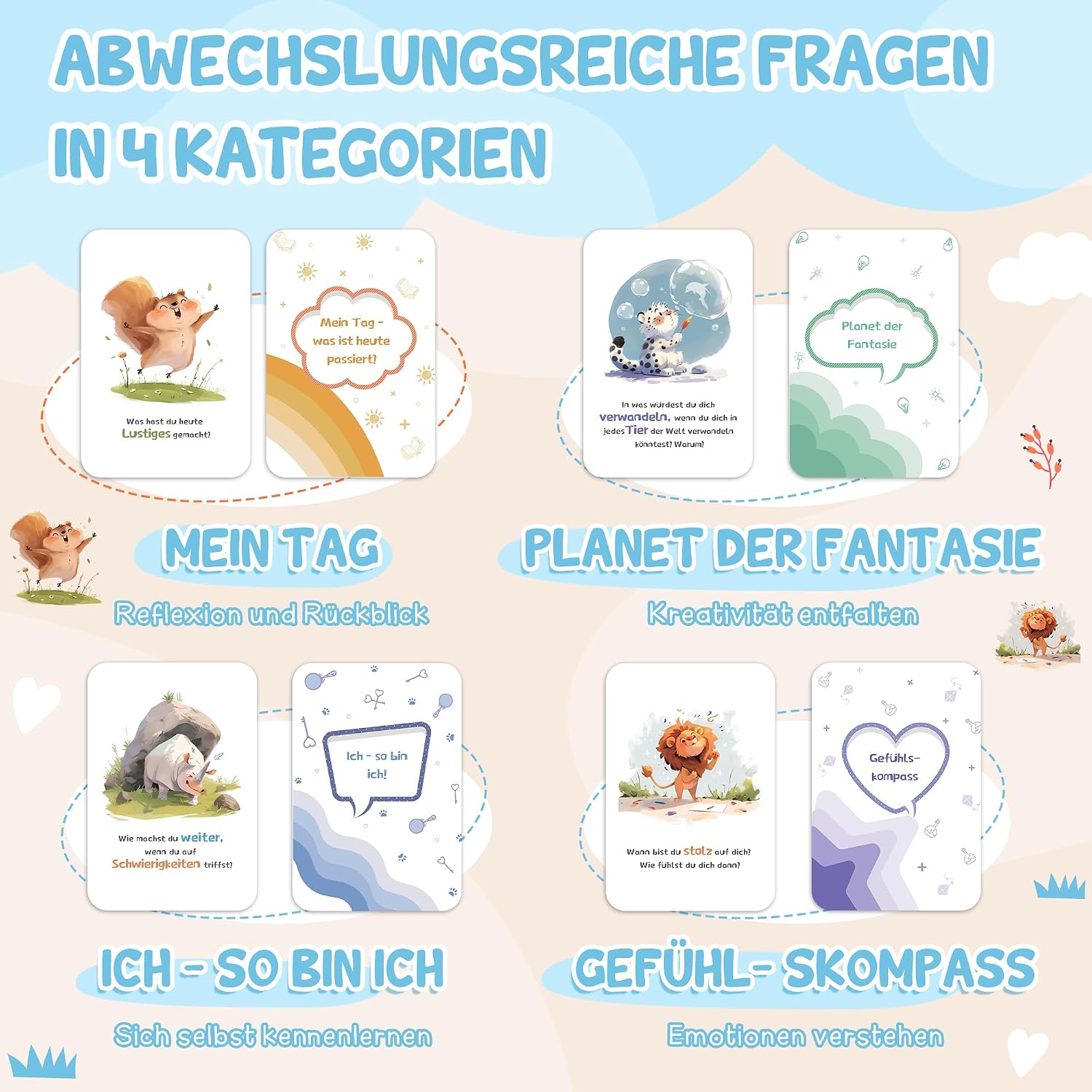 Detalle 2 de Erzählt euch mehr 50 Erzählkarten für Kinder