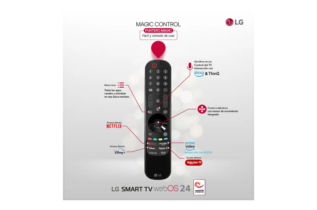 Detalle de LG 86QNED99T9B.OUTLET: Smart TV 86" QNED MiniLED 8K 2024, experiencia premium a gran tamaño