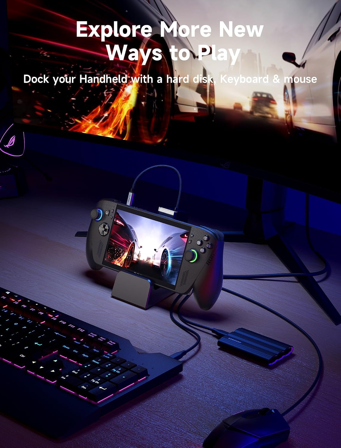 Thumbnail 4 de JSAUX HB0609 6-in-1 Dock for ROG Ally X