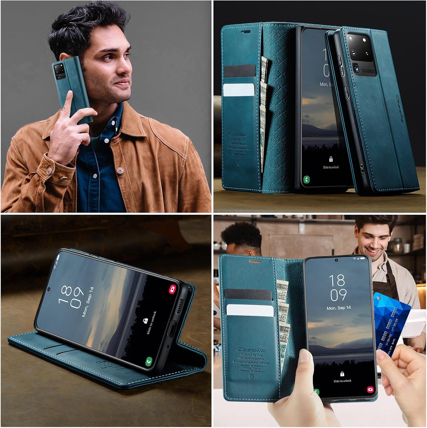 Thumbnail 6 de Cracedily Wallet Case for Samsung Galaxy S20 Ultra