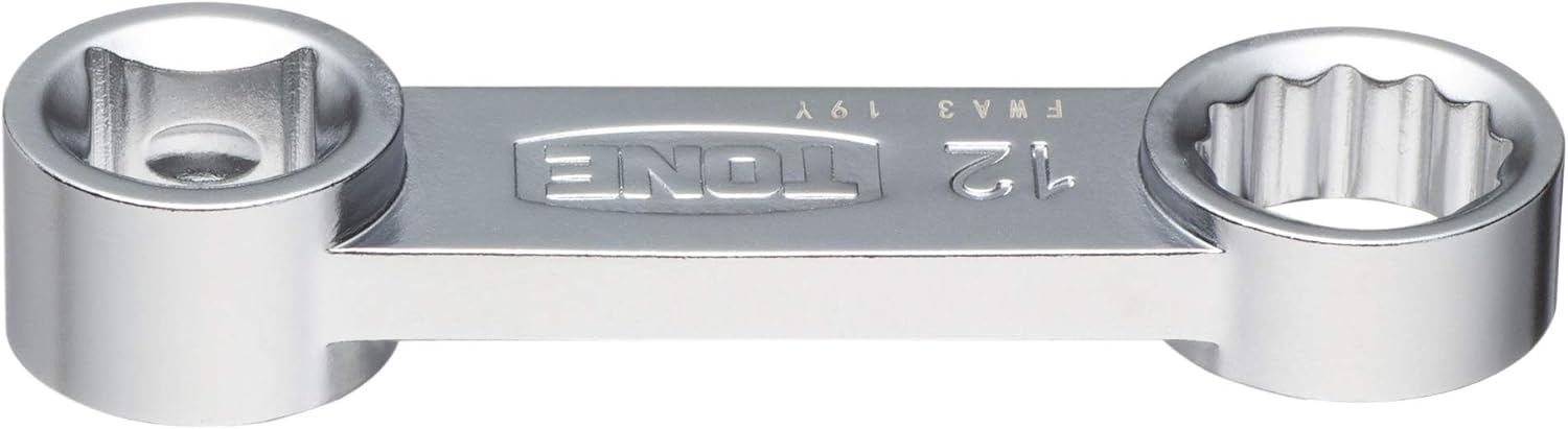 Detalle 2 de トネ(TONE) FWA3-12 オフセットめがねアダプター 二面幅12mm・差込角9.5mm