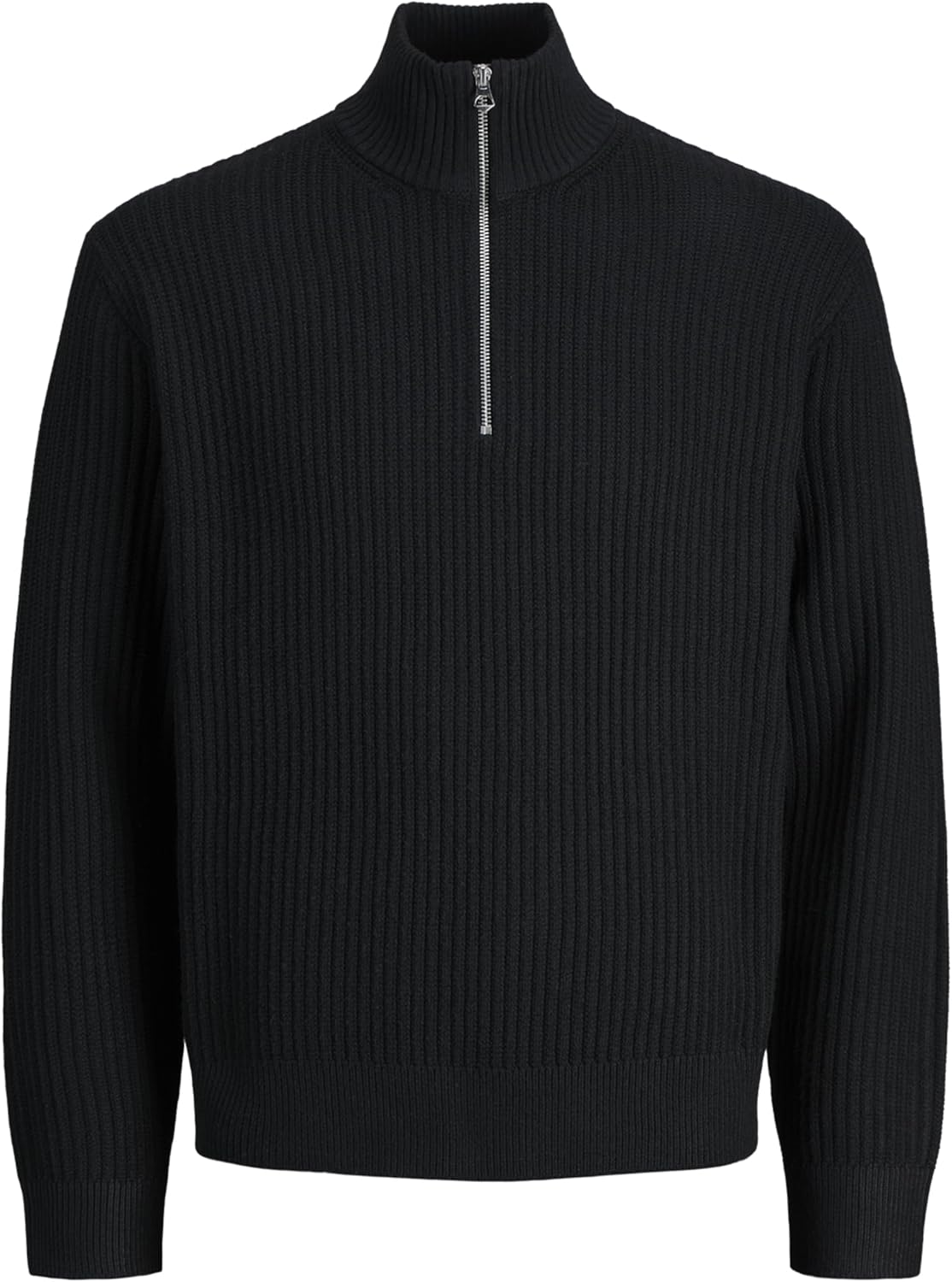 JACK & JONES Jcogrid Knit Half Zip: pullover a mezza zip con collo alto