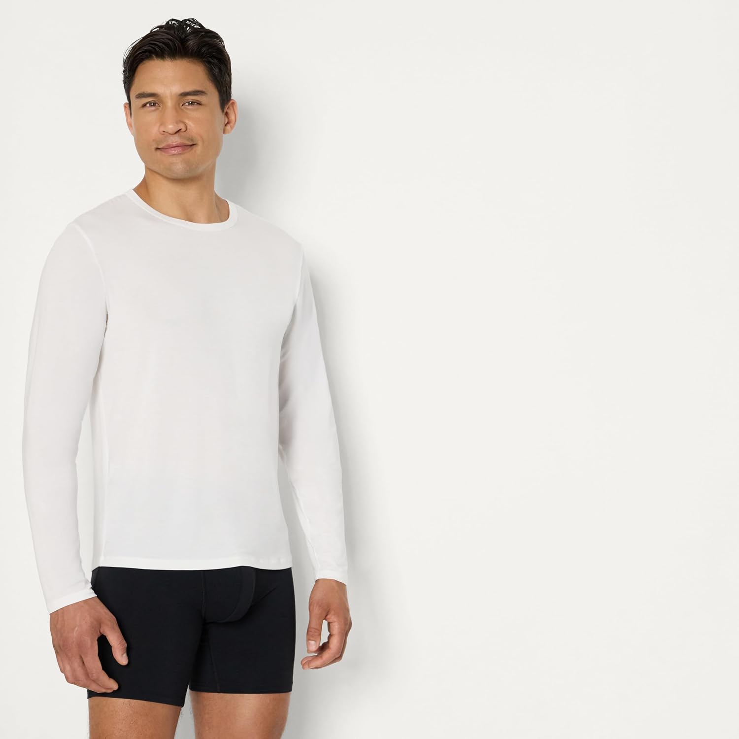 Detalle 2 de Amazon Essentials Langarm-Unterhemd Herren