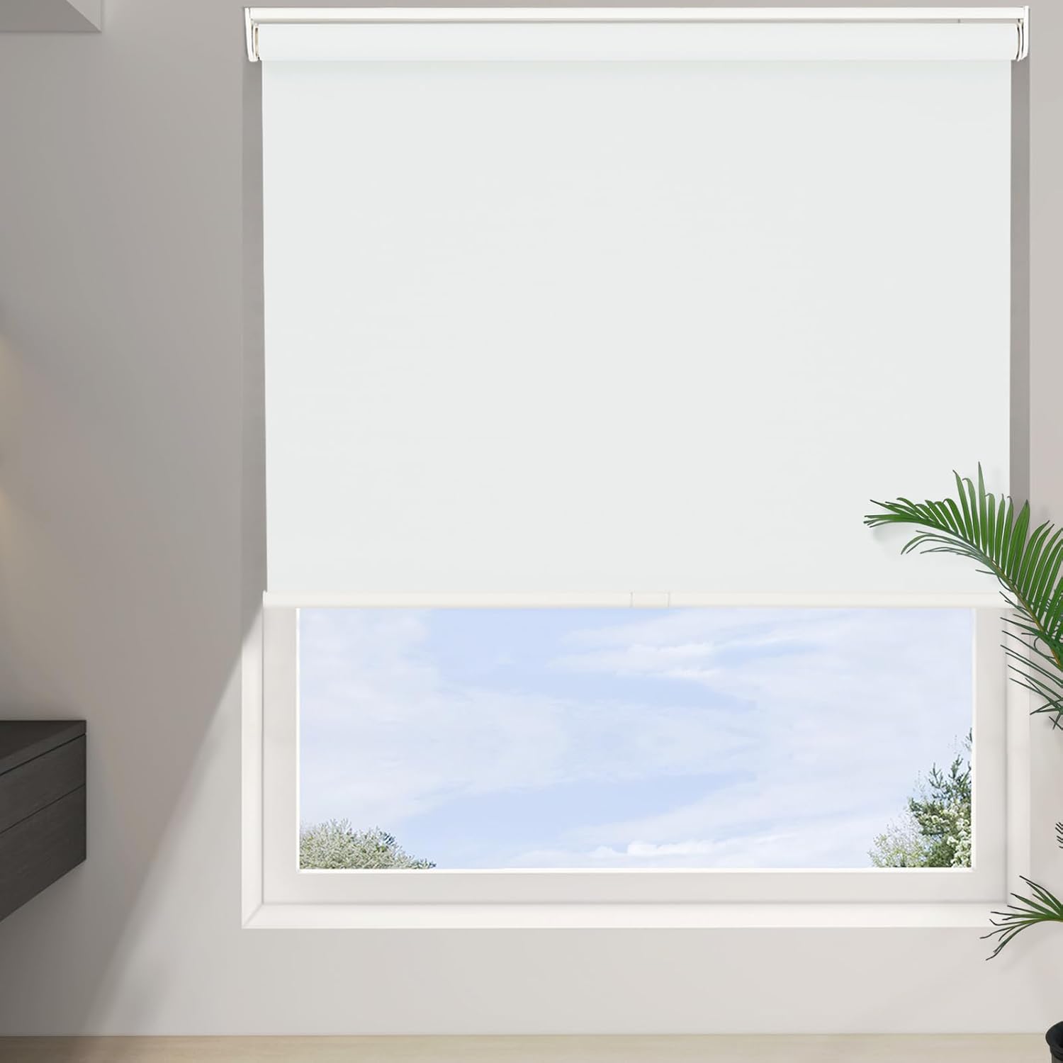 Thumbnail 1 de Changshade Cordless Blackout Roller Shade, 54" x 72", White, Thermal-Insulated