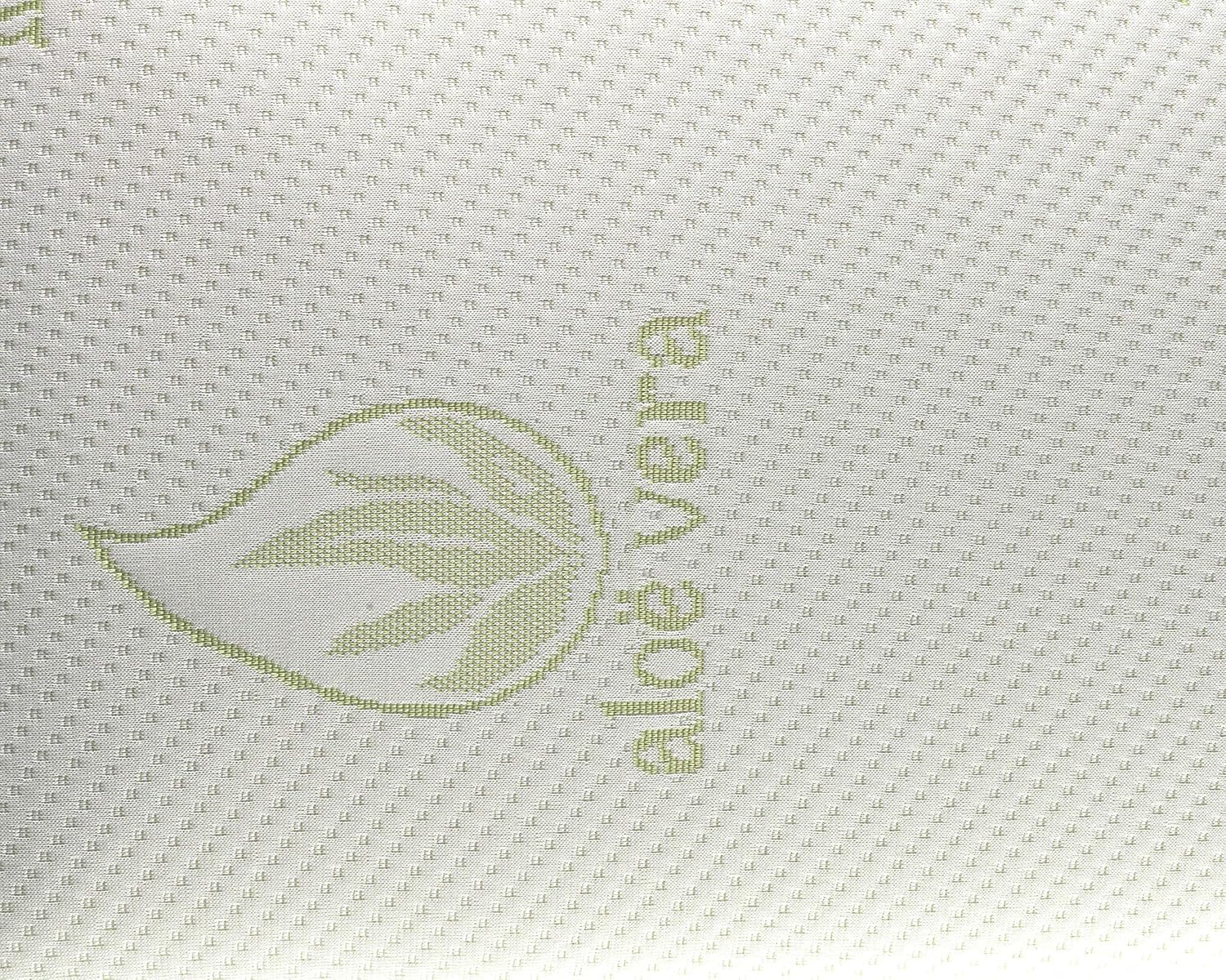 Thumbnail 2 de Todocama Oreiller à mémoire de Forme – Noyau compact, double housse, Aloe Vera Plus – Lot de 2 (75 cm) – Vert