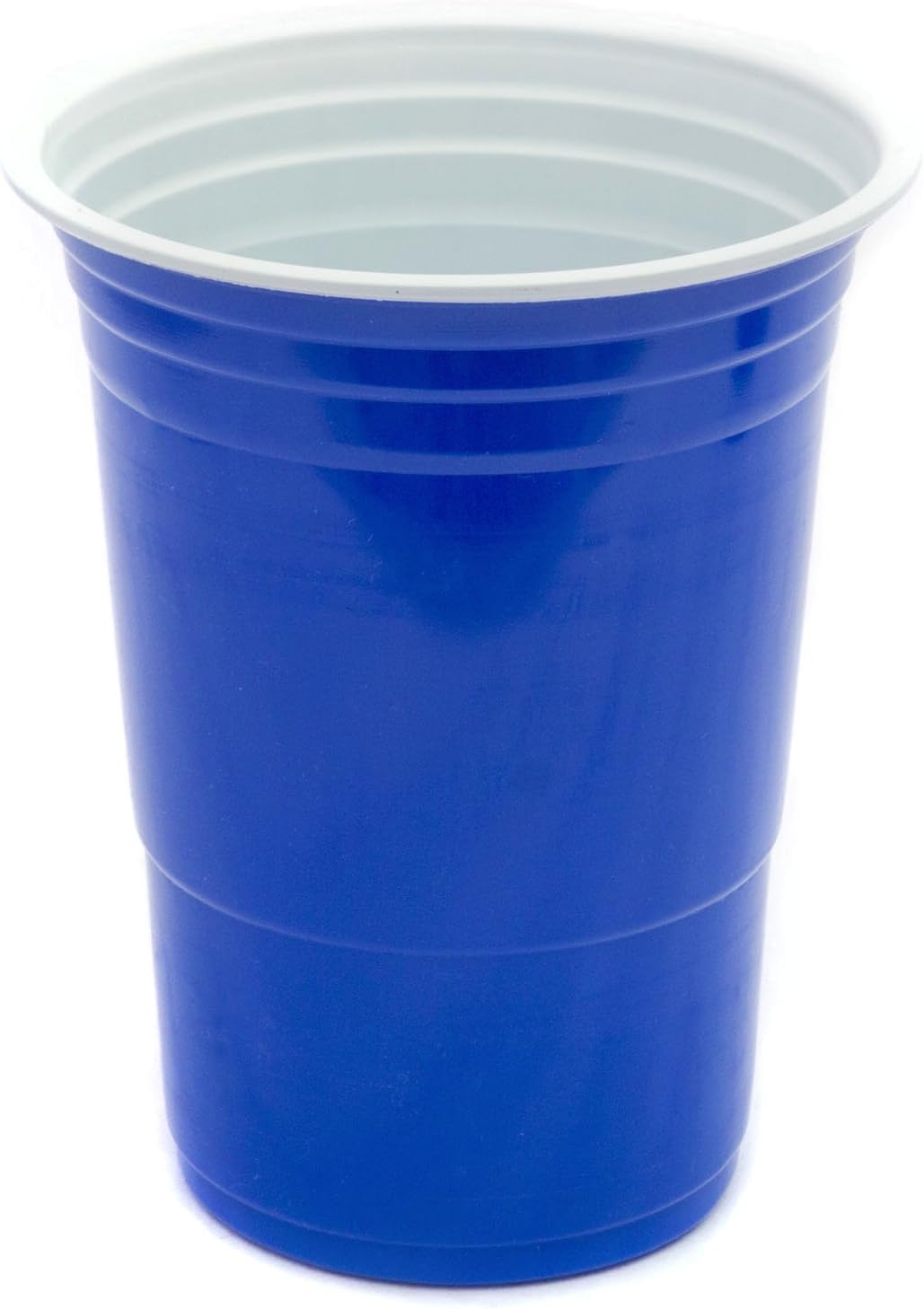 Detalle 2 de GOODS+GADGETS® Beer Pong-set med 50 blå plastmuggar, 473 ml
