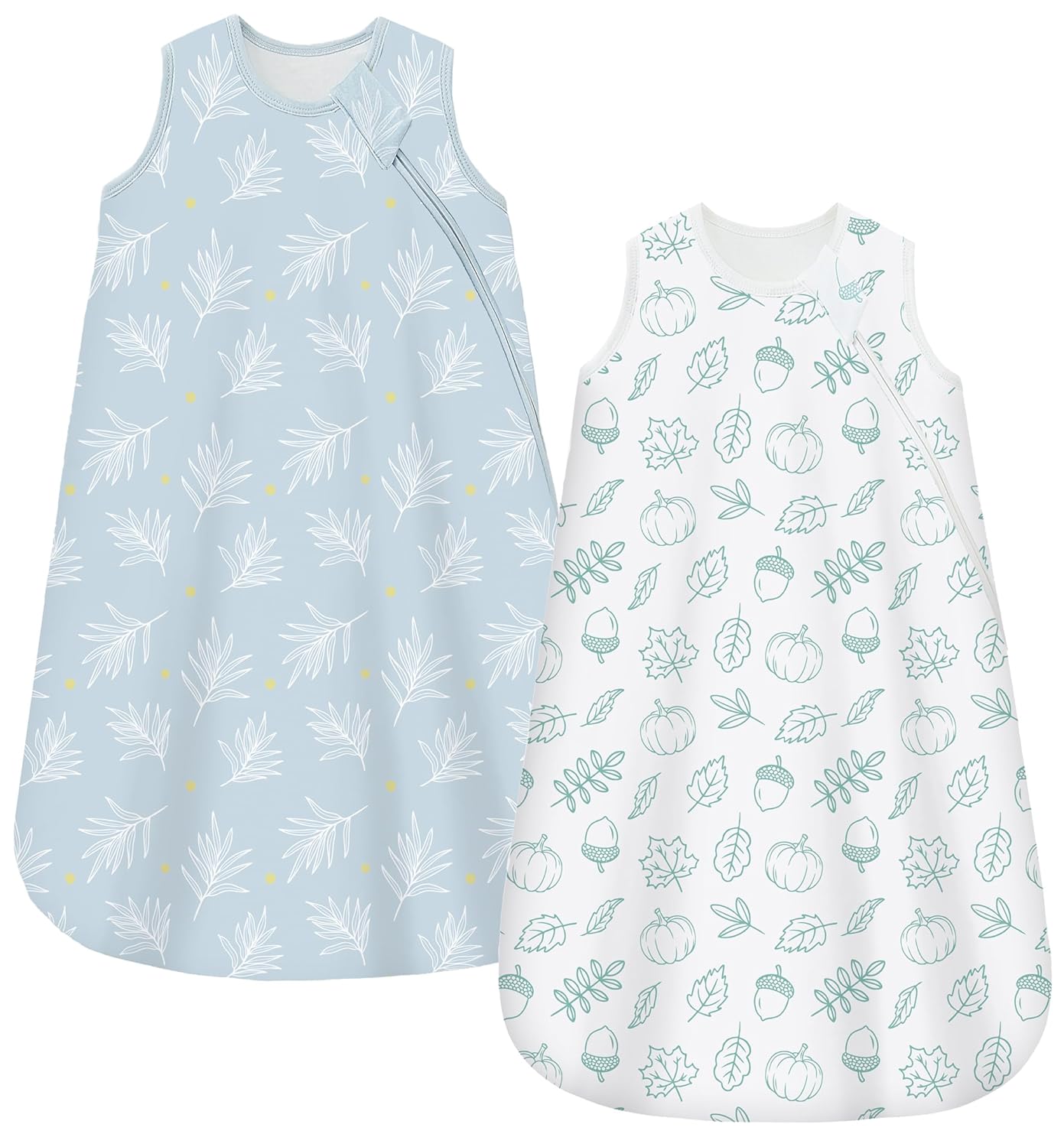 Thumbnail 4 de Chilsuessy Baby Schlafsack 1,5 Tog im 2er-Pack aus 100% Baumwolle – Ganzjahres-Schlafsack für Winter & Übergang