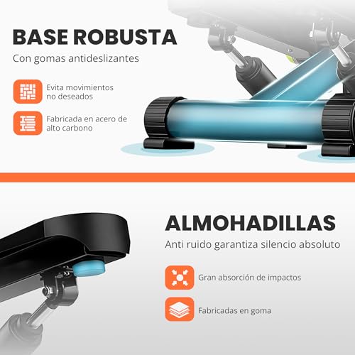 Thumbnail 3 de JUPPLIES Mini Stepper con Bandas Elásticas: Entrenamiento en Casa con Resistencia Ajustable y Pantalla LCD