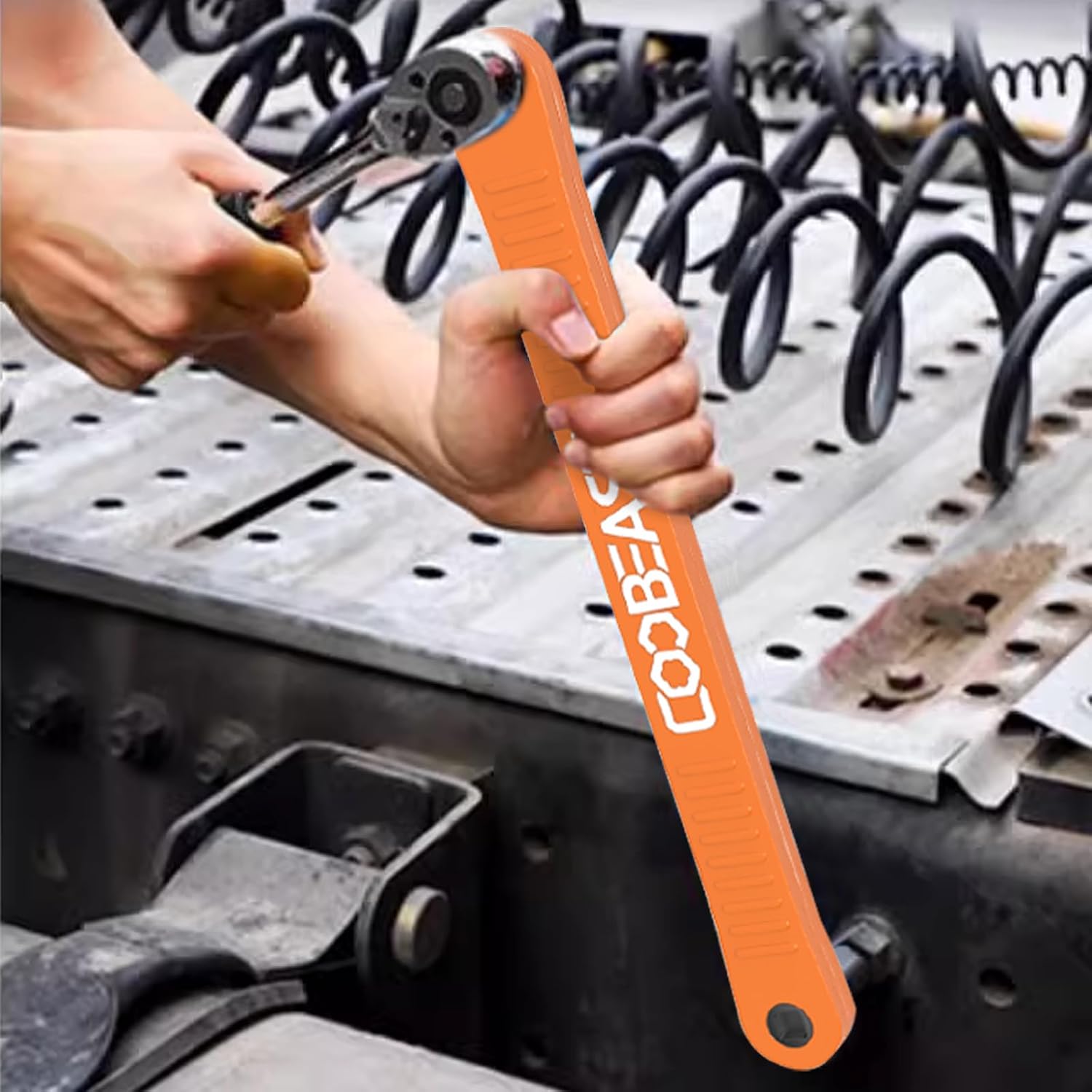 Thumbnail 6 de coobeast 3/8" Offset Extension Wrench with 0° Swing and Drive Adapters