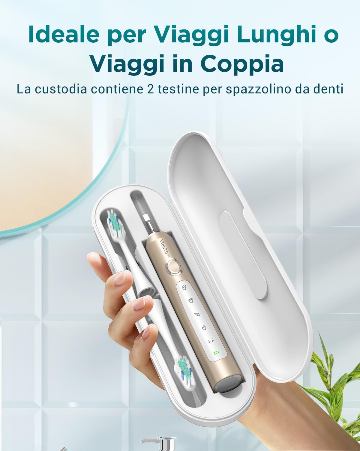 Thumbnail 5 de Spazzolino Sonico da Viaggio 50.000 vibrazioni