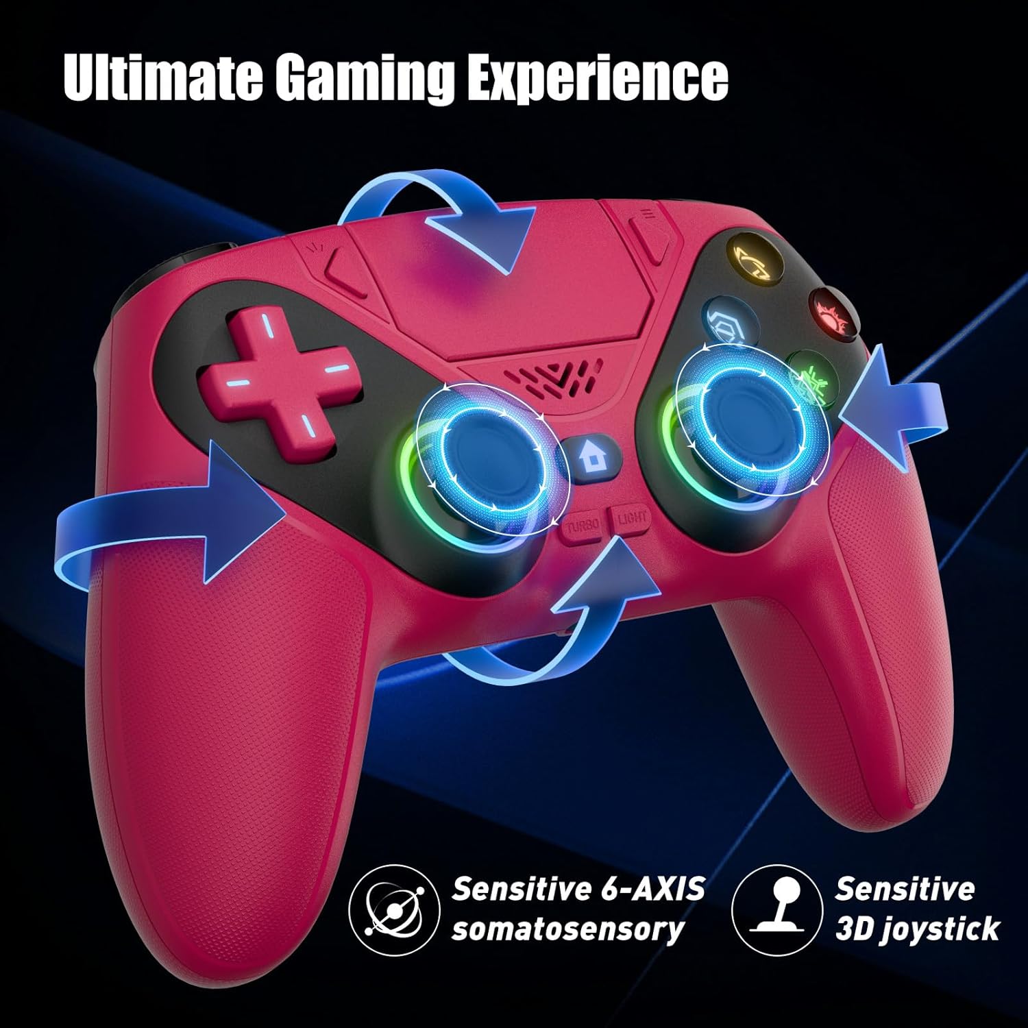 Detalle de Lapezei PS5 Controller mit RGB