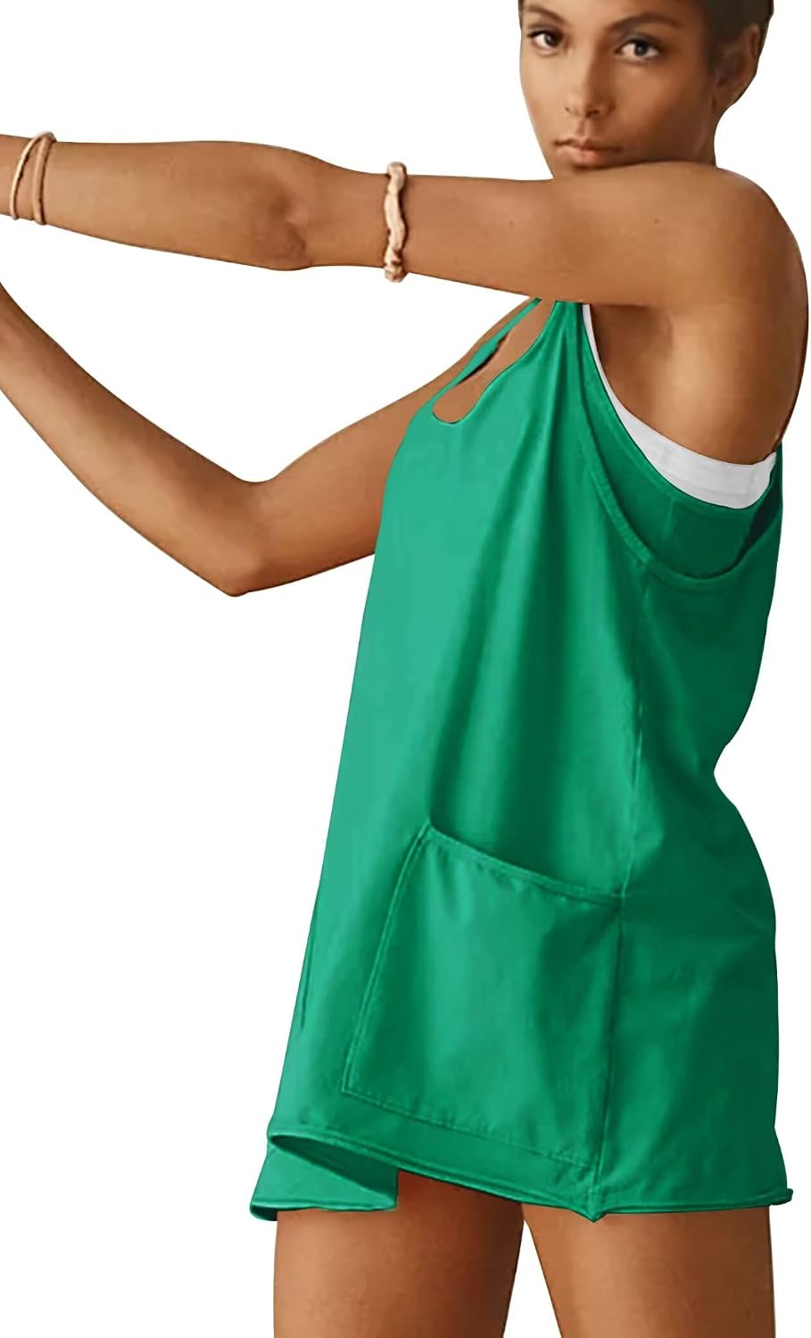 Detalle 2 de VIUTIL Women's Athletic Dress, 95% Cotton
