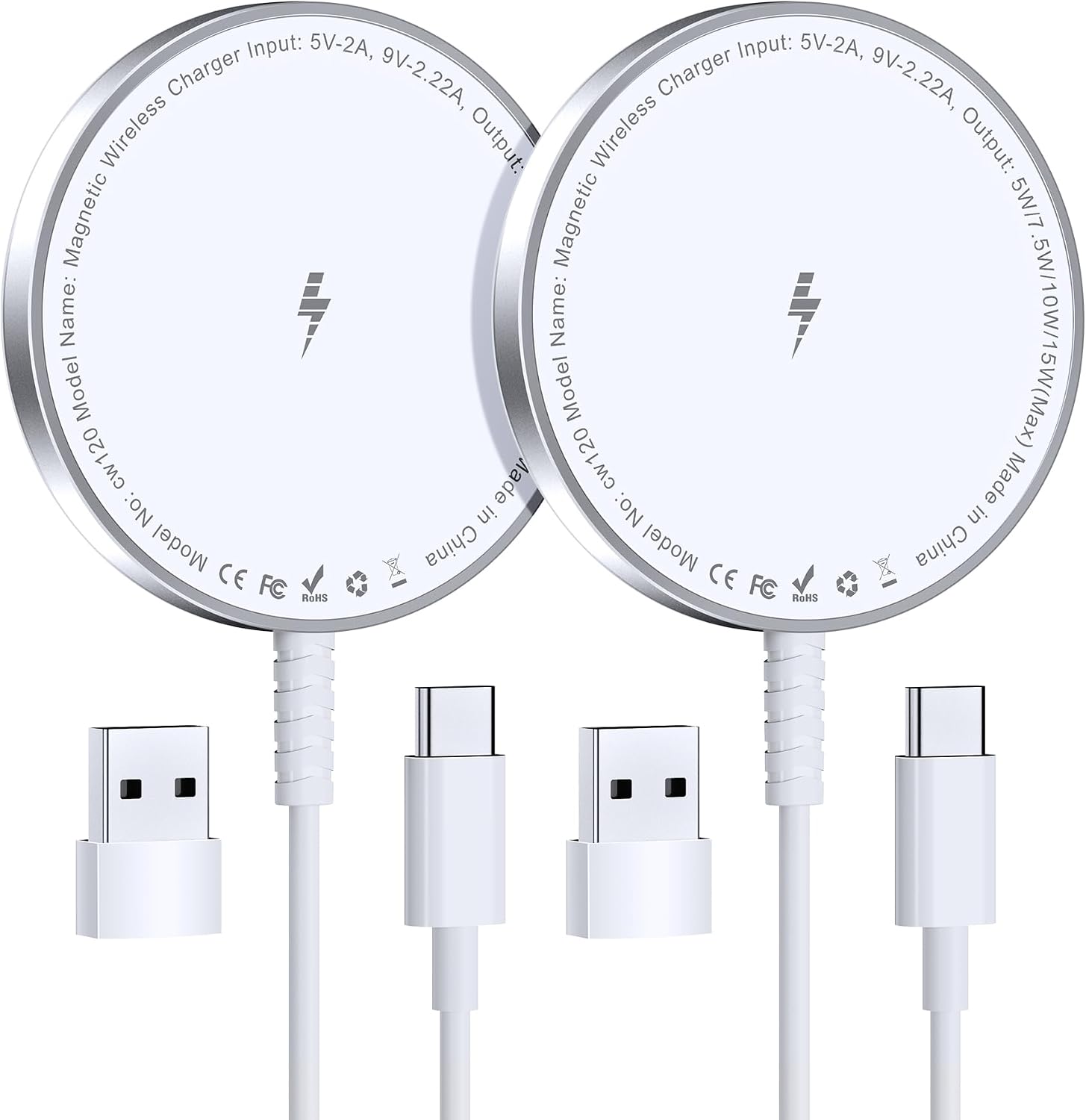 Imagen de Bohuma MagSafe Charger 2 Pack for iPhone 12–17 Series and AirPods en OfertitasTOP