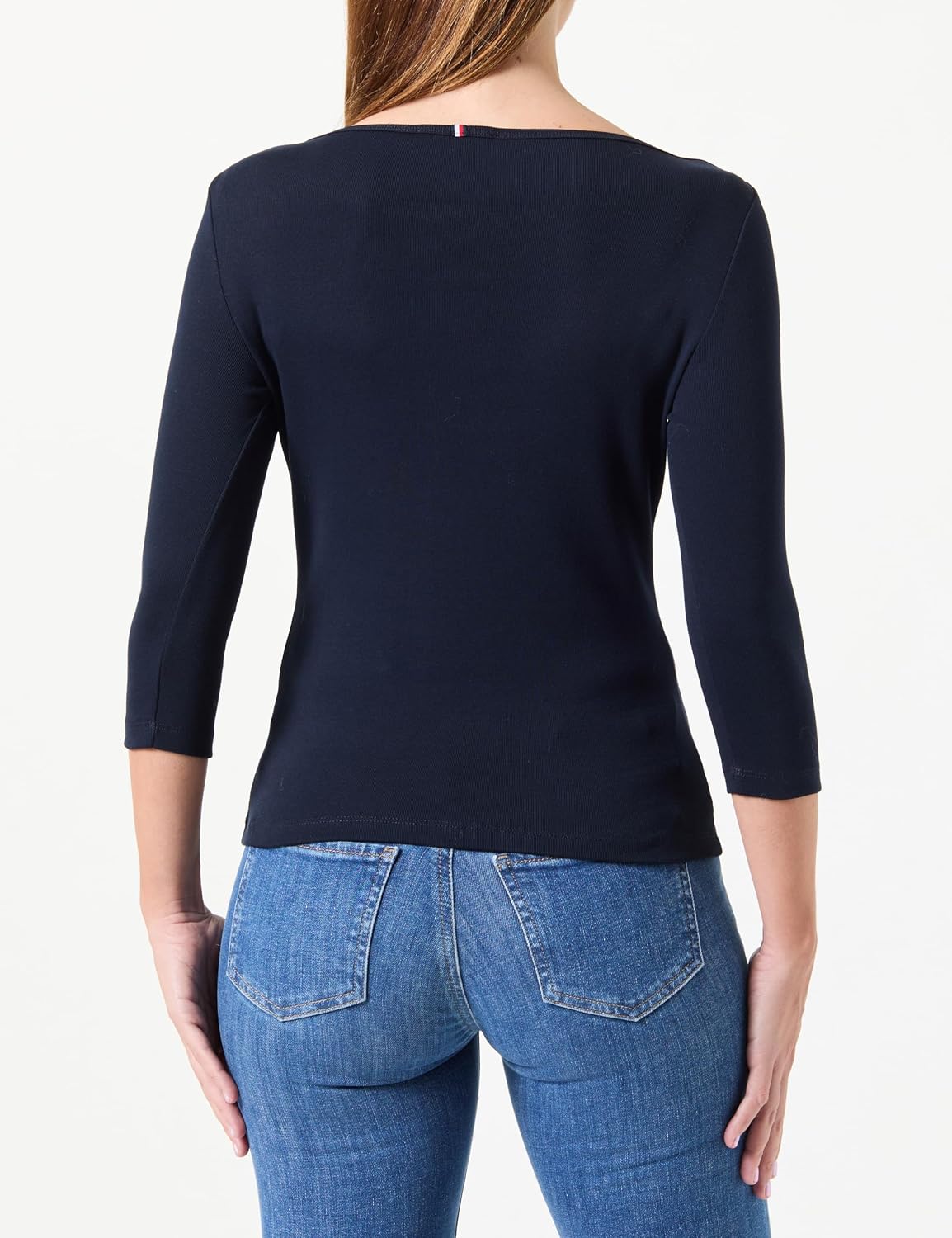 Thumbnail 2 de Tommy Hilfiger Damen Langarmshirt New Cody Slim mit U-Boot-Ausschnitt