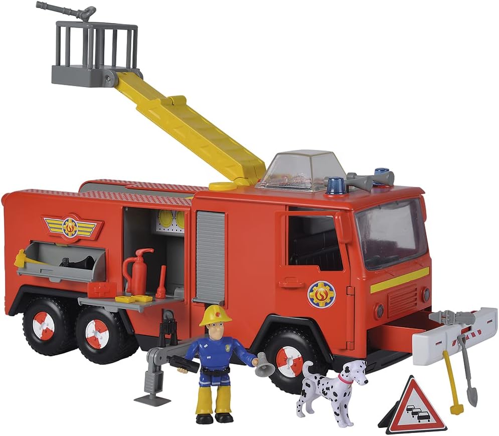 Thumbnail 6 de Simba Sam Le Pompier – Camion Jupiter Série 13 avec Sam et Radar, effets lumineux et sonores