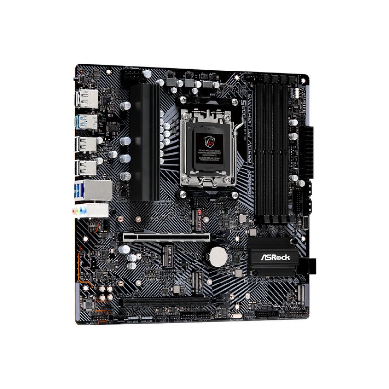 Thumbnail 1 de ASRock B650M PG Lightning: Placa base AM5 Micro ATX con DDR5 y PCIe 5.0