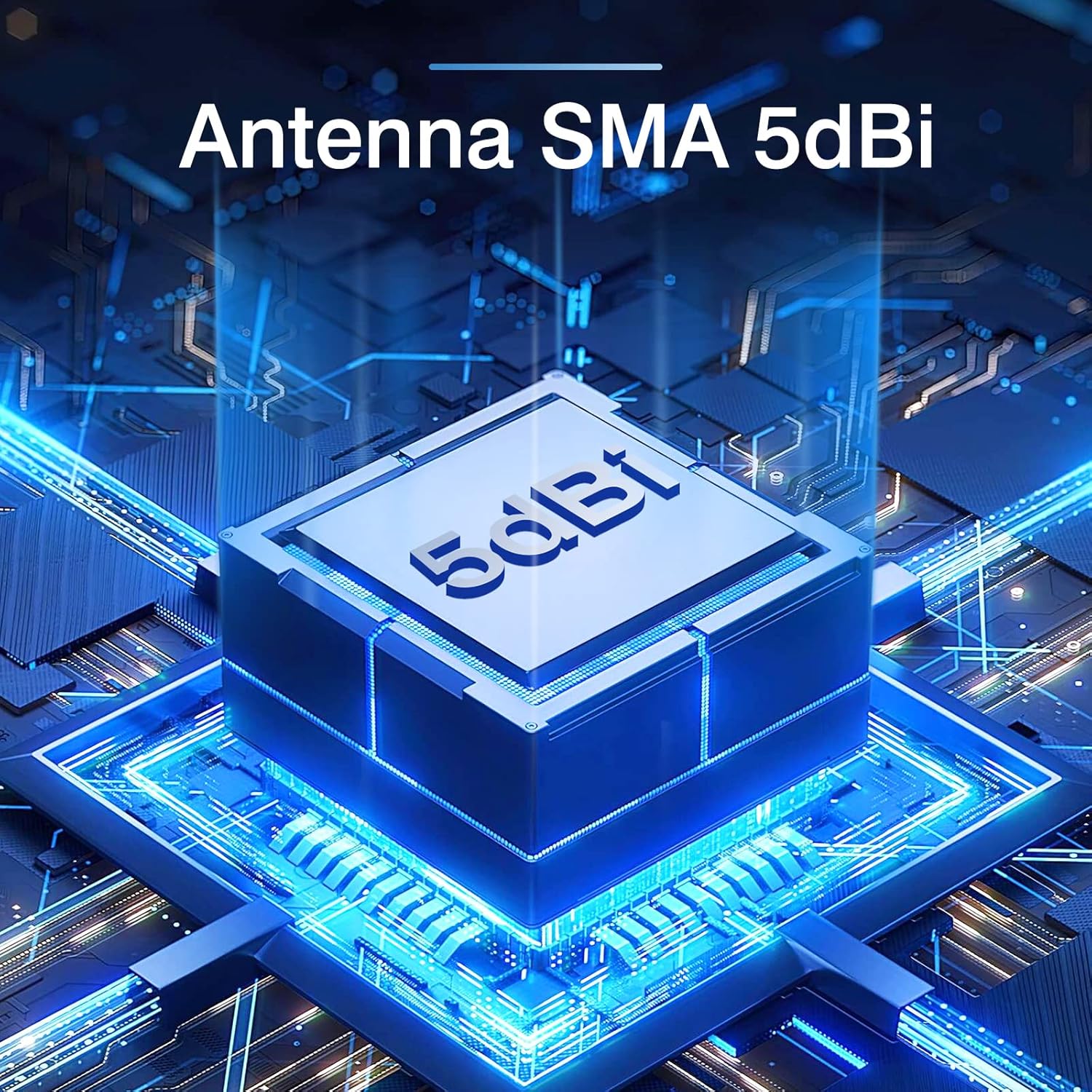 Thumbnail 1 de ElecMoga Adattatore WiFi USB 1300 Mbps per PC fisso 📶