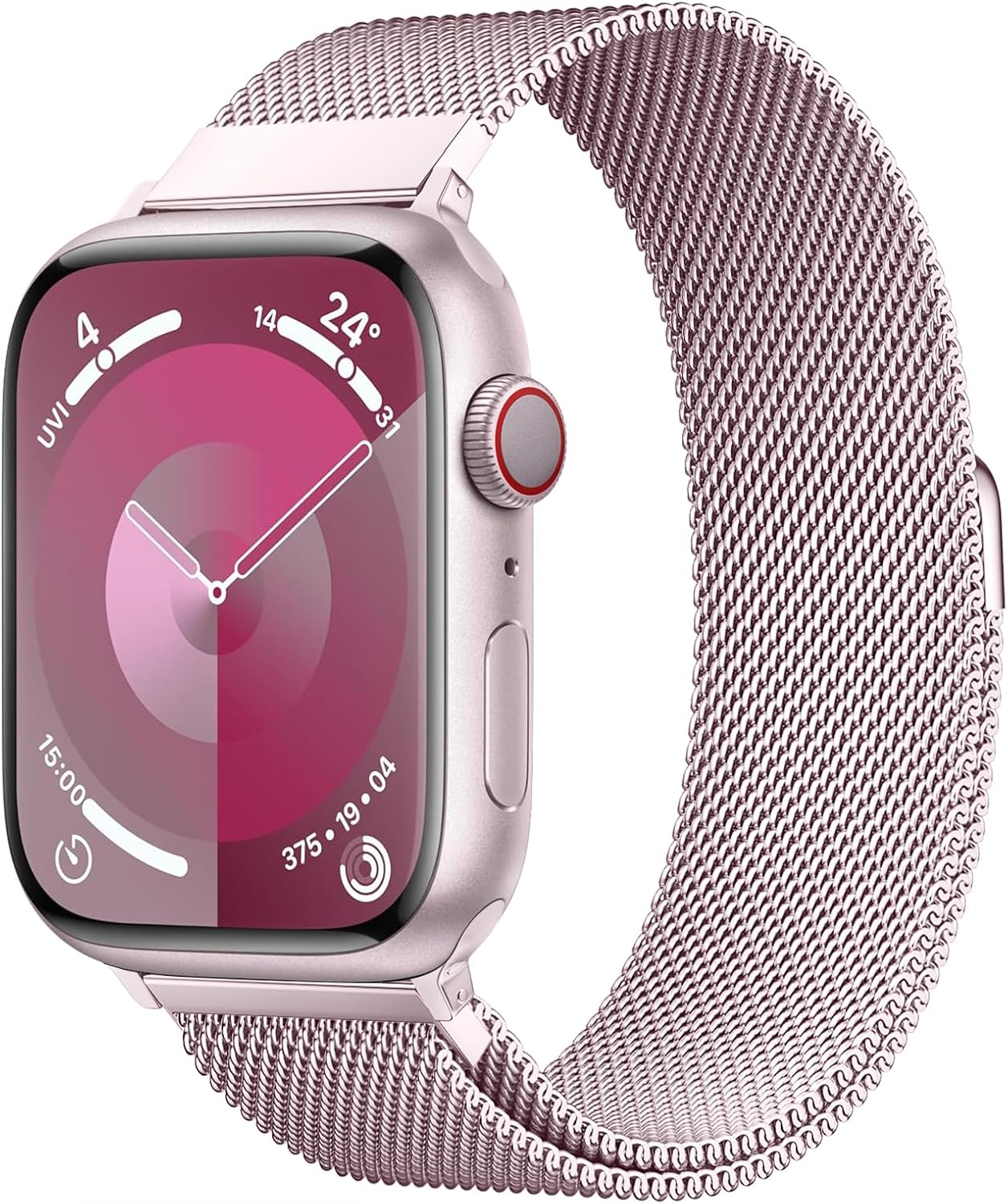 BRG Original Stainless Steel Milanese Loop for Apple Watch — 38mm to 49mm, Magnetic Clasp, 304 Stainless Steel