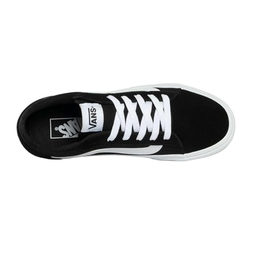 Detalle de Vans Hombre Zapatillas de Ante Vero en Black/White, 42.5 EU