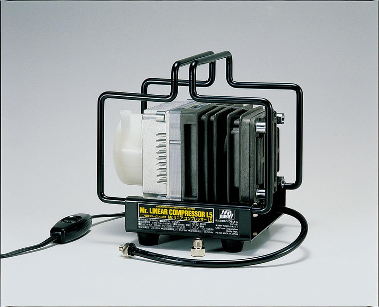 Detalle de GSIクレオス PS251 Mr.リニアコンプレッサーL5 エアブラシ用・オイルレス