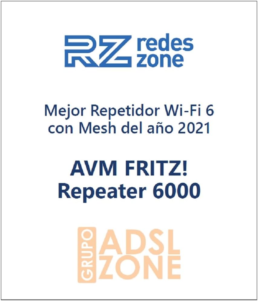 Thumbnail 6 de Fritz!Repeater 6000 - Extensor Wi-Fi 6, Mesh y Gigabit 🌐