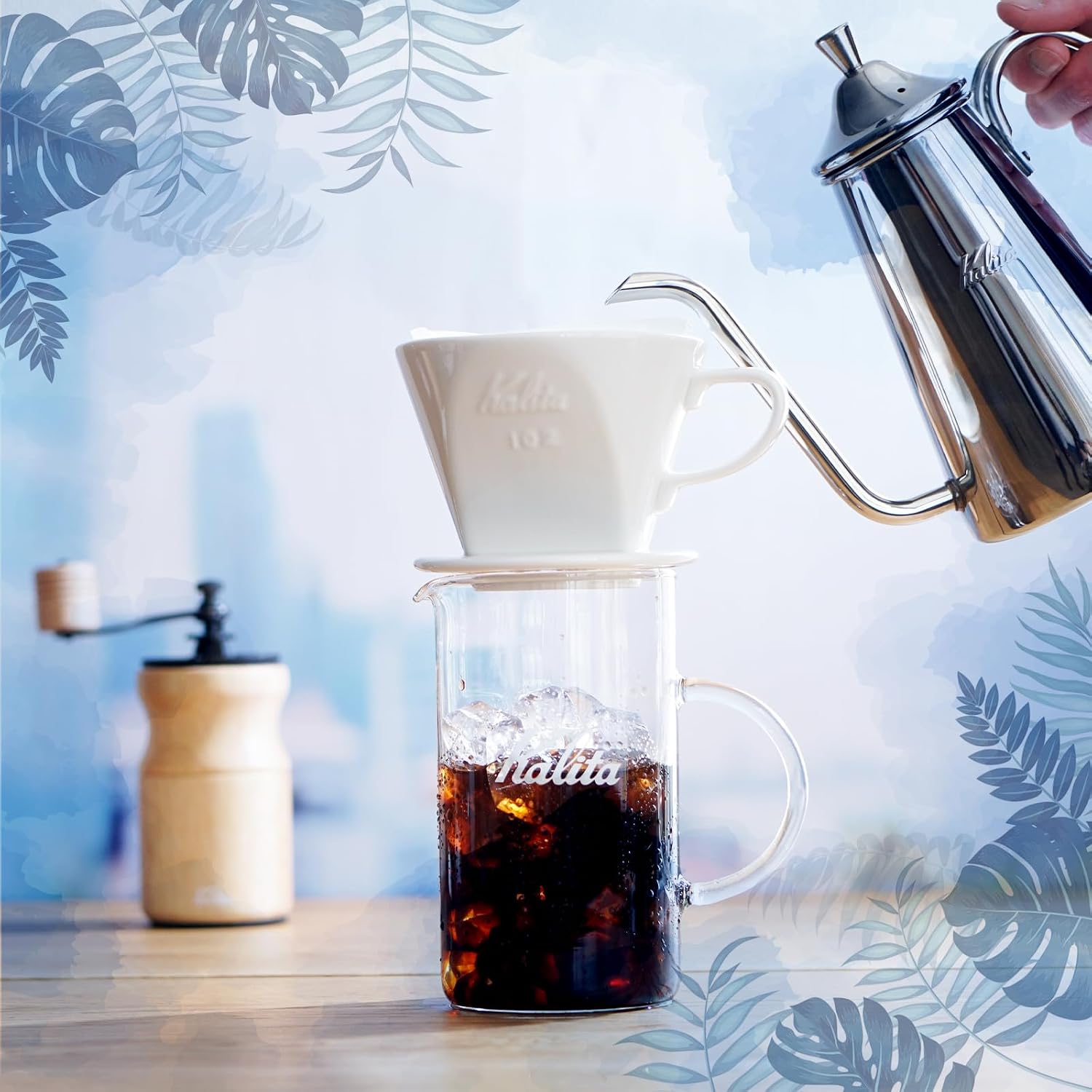Detalle 2 de Kalita ceramic coffee dripper 02001