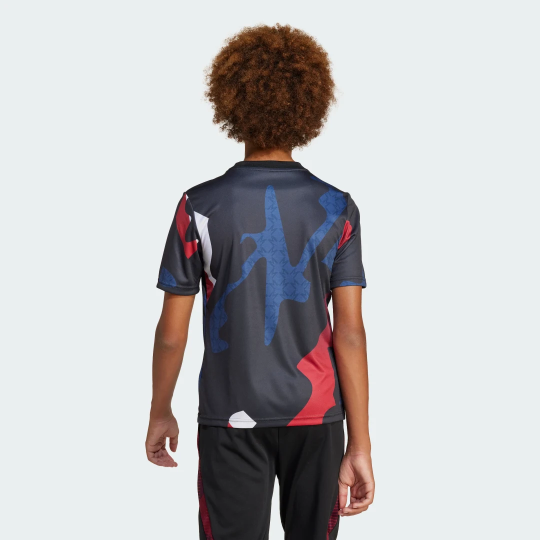 Detalle de Camiseta de calentamiento Manchester United 24/25 para adolescentes - Adidas