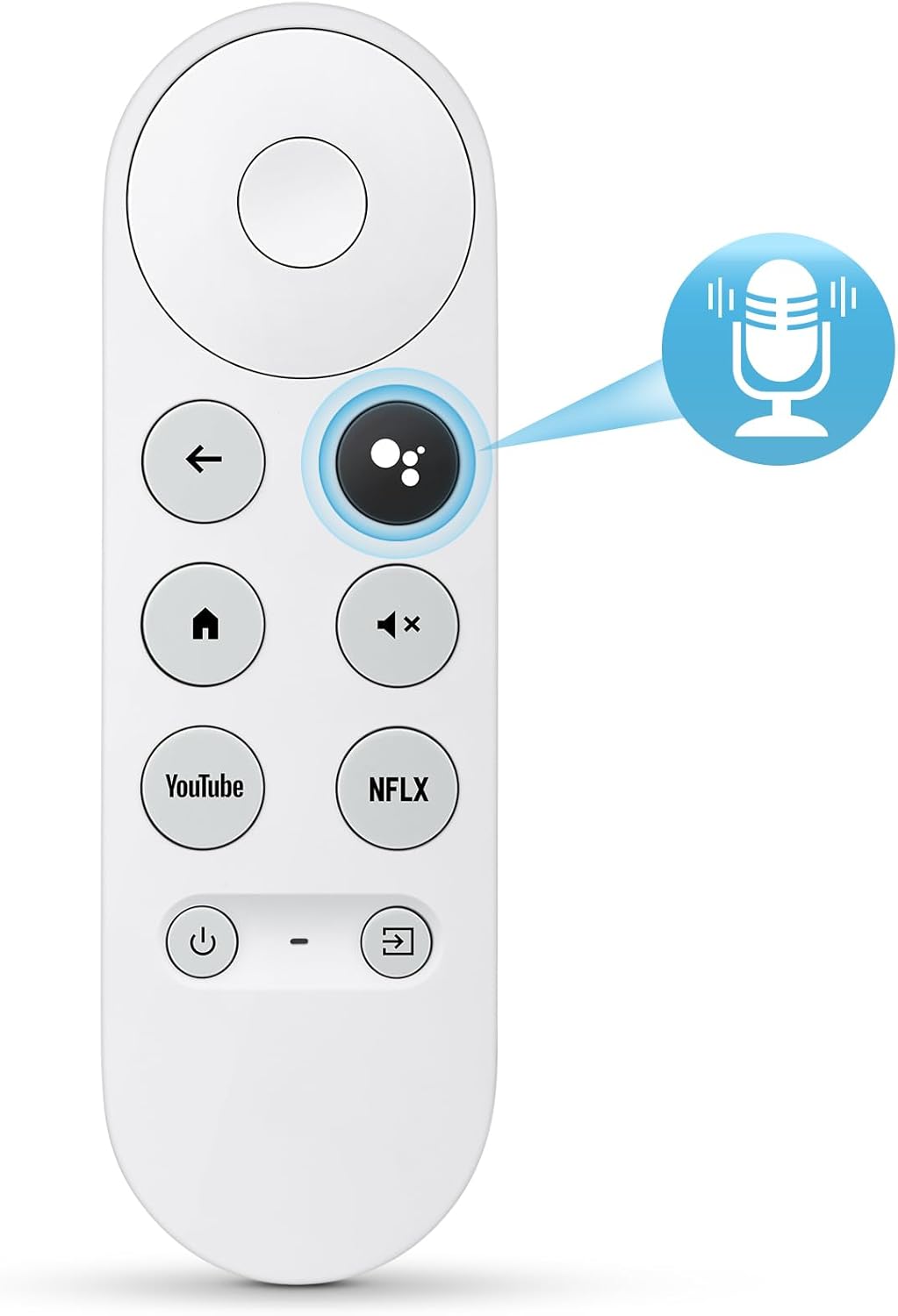 Detalle de Replacement Chromecast Remote for Google TV 4K